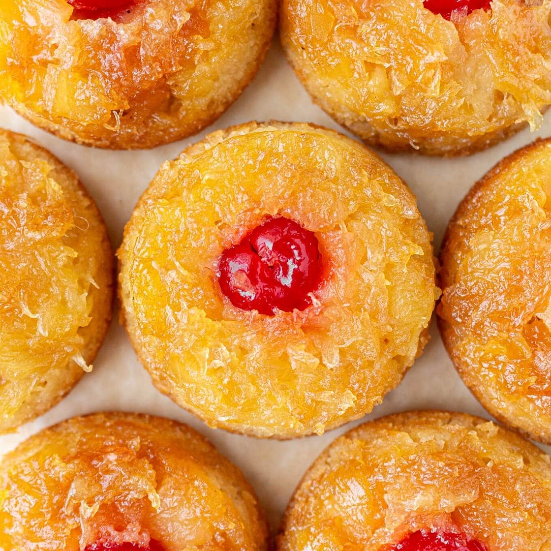 Mini Pineapple Upside-Down Cake Recipe