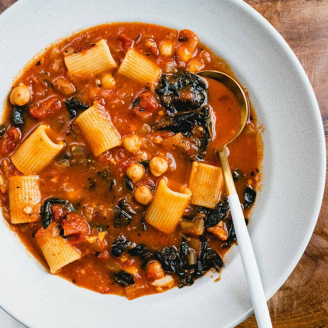 Pasta e Ceci (Italian Chickpea Soup)