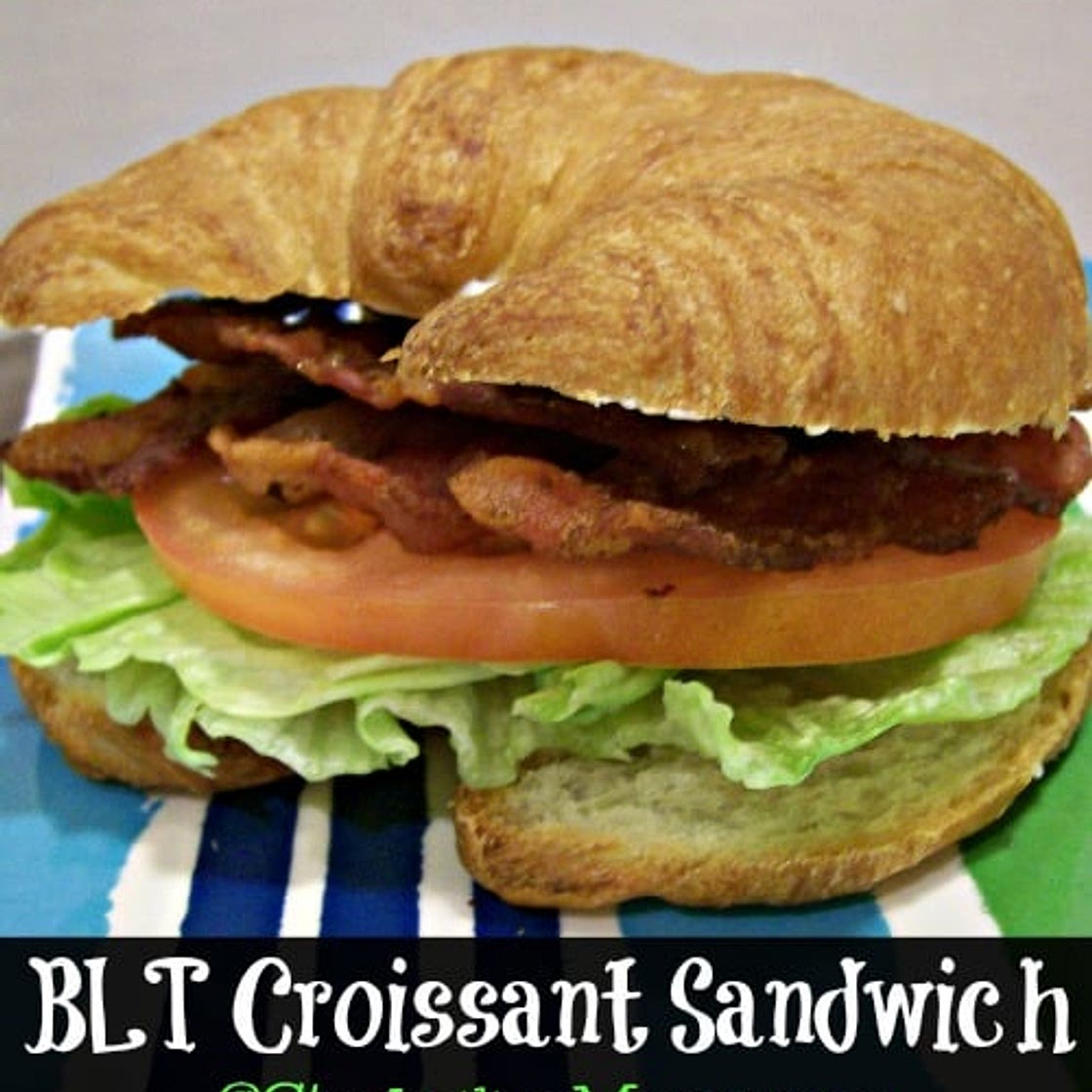 BLT Croissant Sandwich