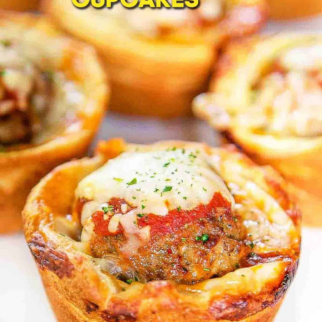 Meatball Sub Cupcakes