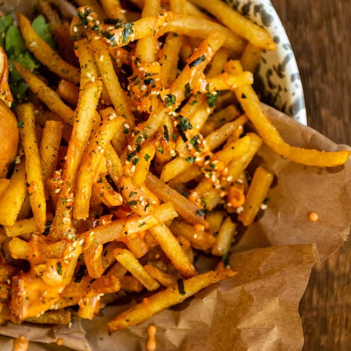 Beef Tallow Fries with Furikake