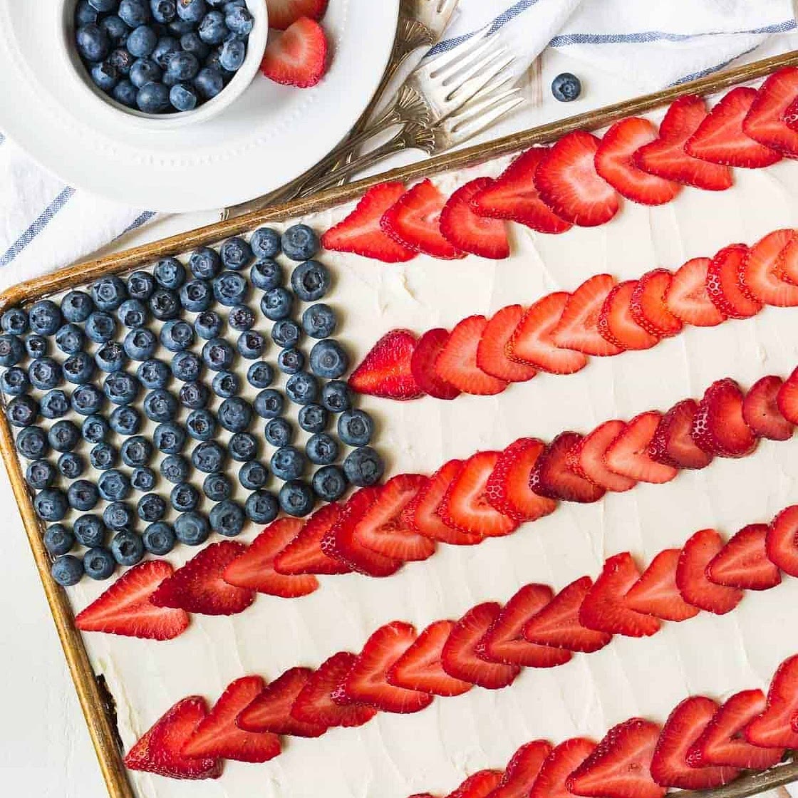 Flag Cake