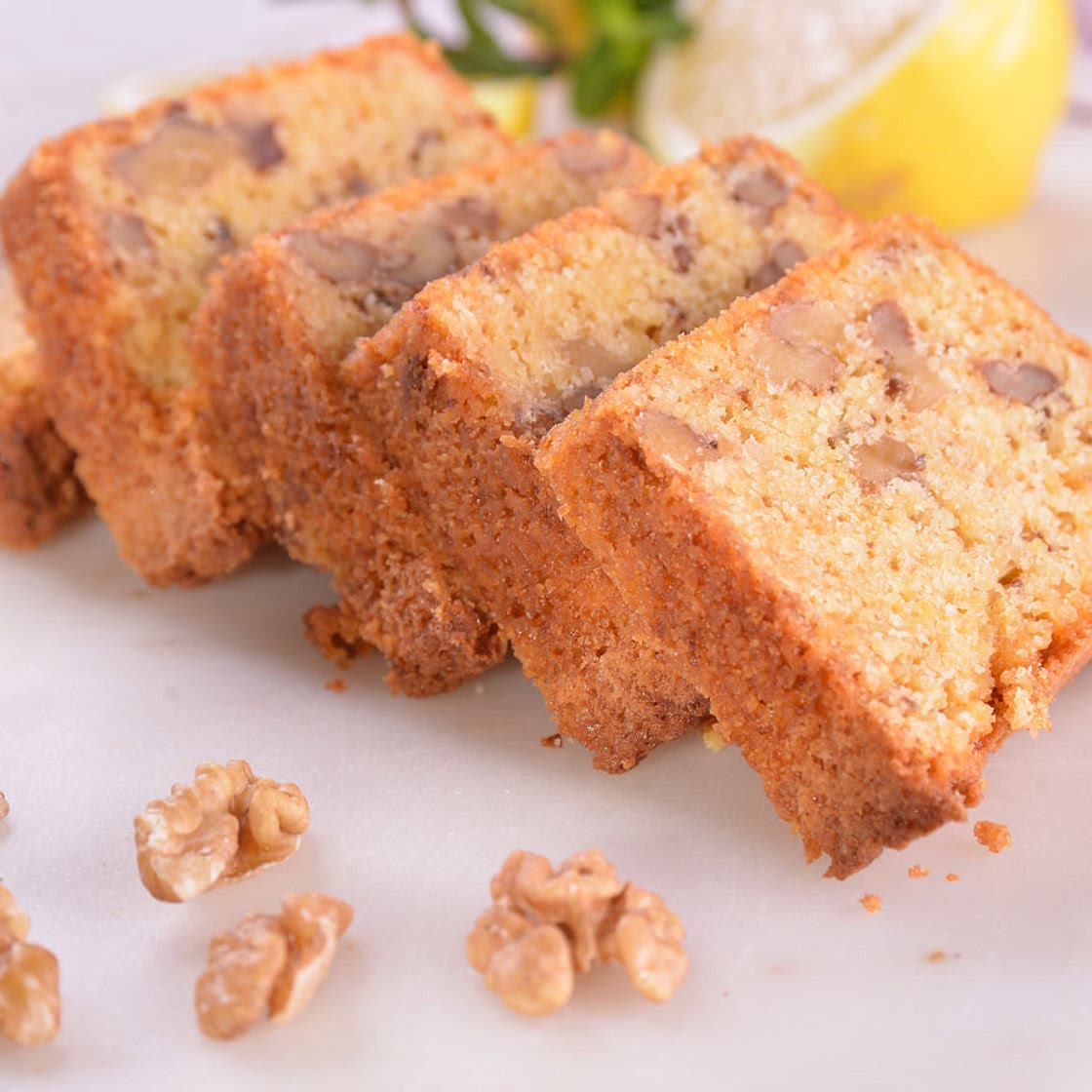 Bizcocho de limón sin gluten para celiacos