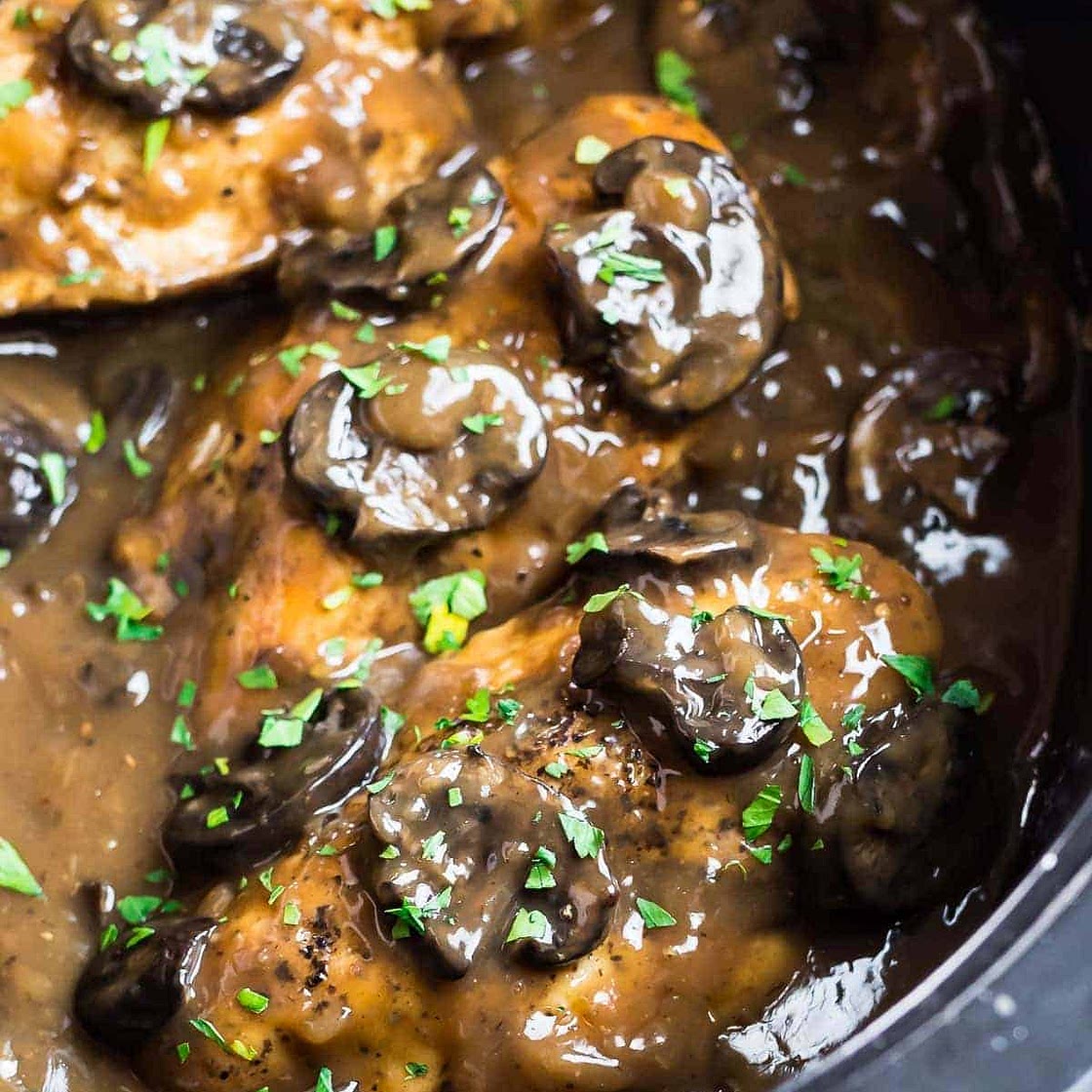 Crock Pot Chicken Marsala