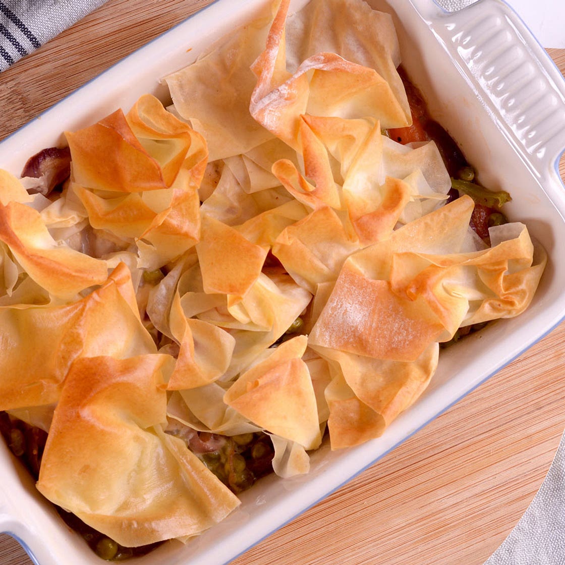 Mi pastel de pollo americano