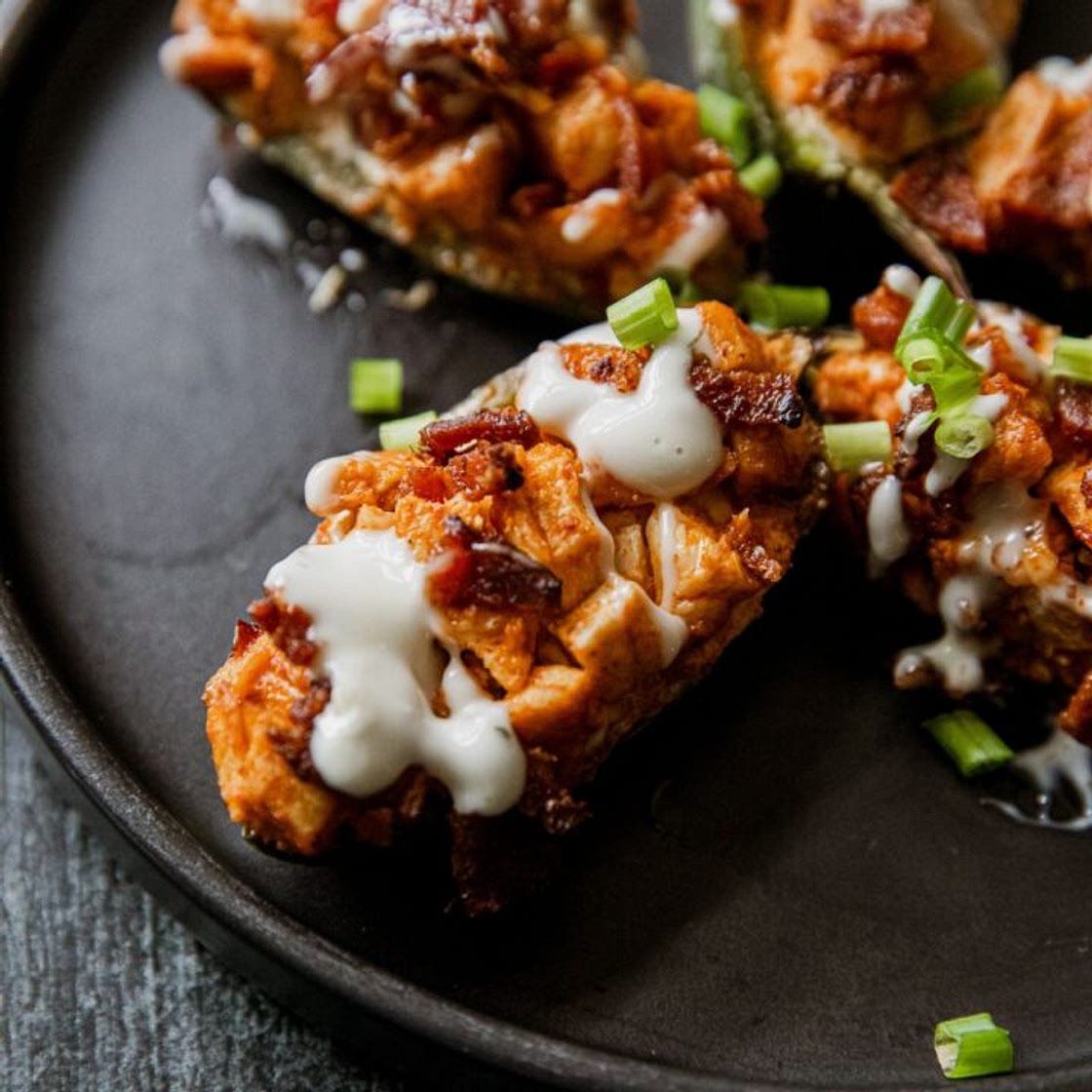 Buffalo Chicken Jalapeño Poppers
