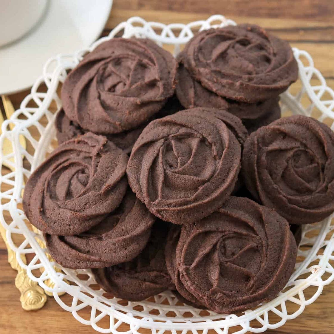 Chocolate Butter Cookies Recipe