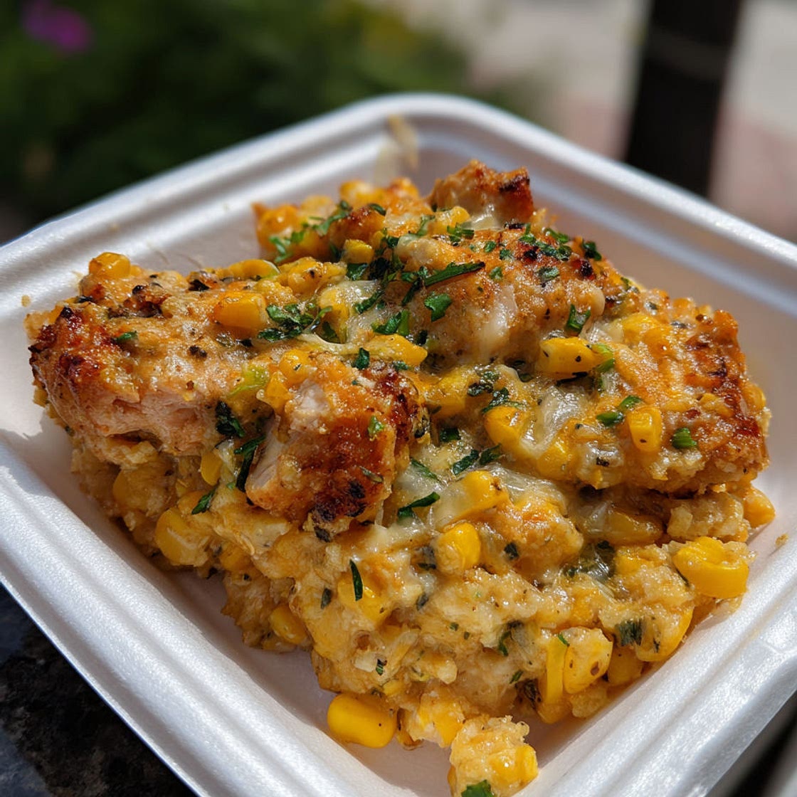 Street Corn Chicken Casserole