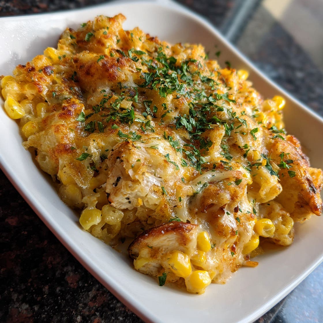 Street Corn Chicken Casserole