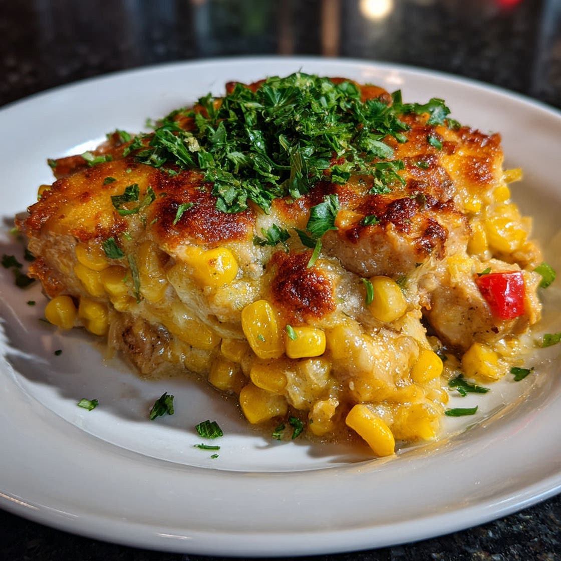 Street Corn Chicken Casserole