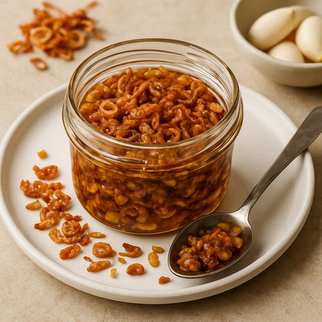 Crispy Shallot and Garlic Oil