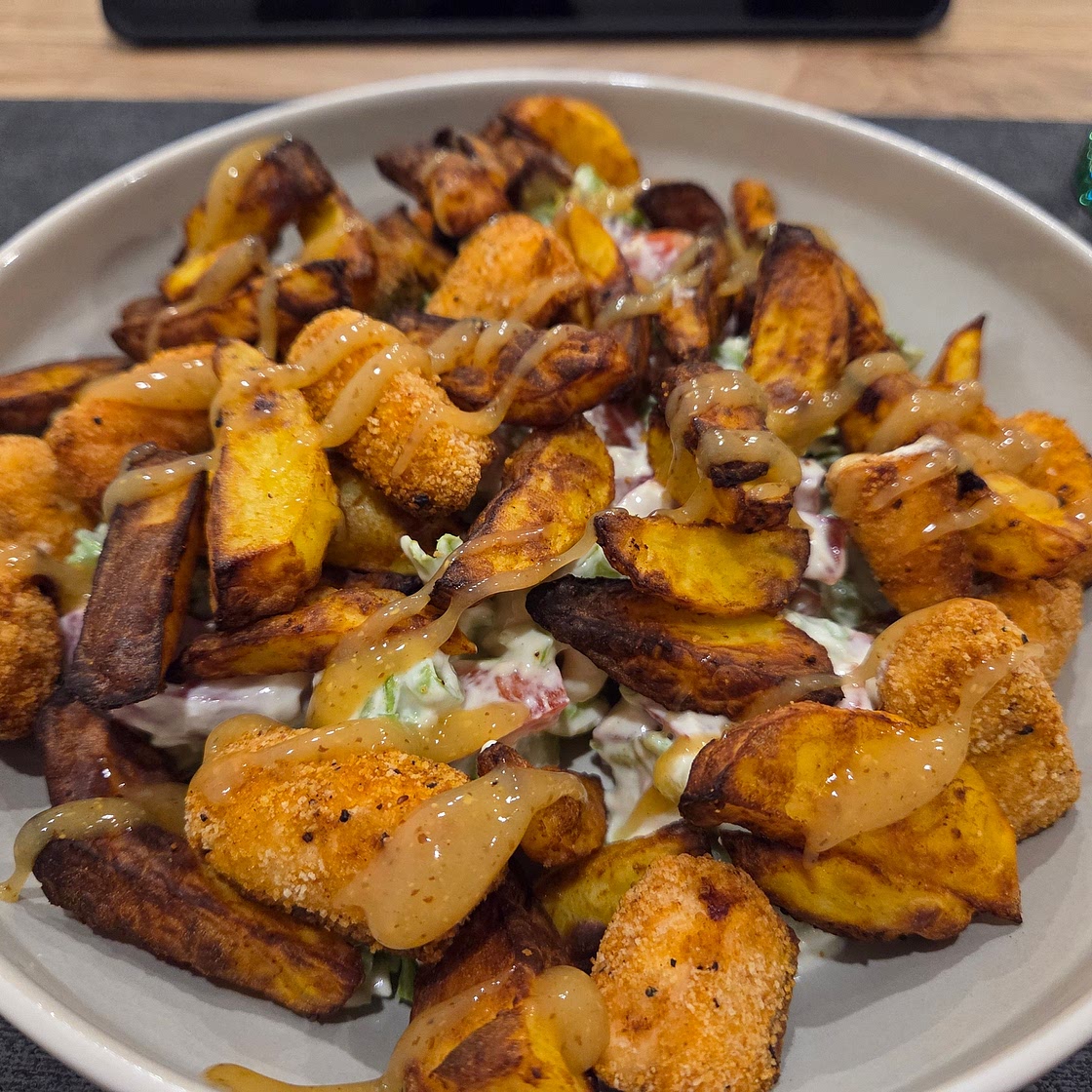 Salat Bowl mit Lachs