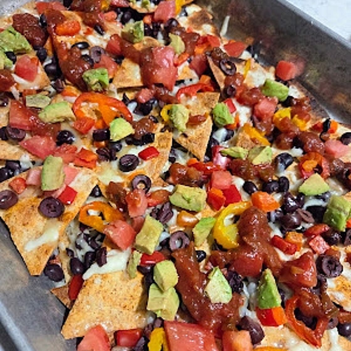 Homemade Tortilla Chip Nachos