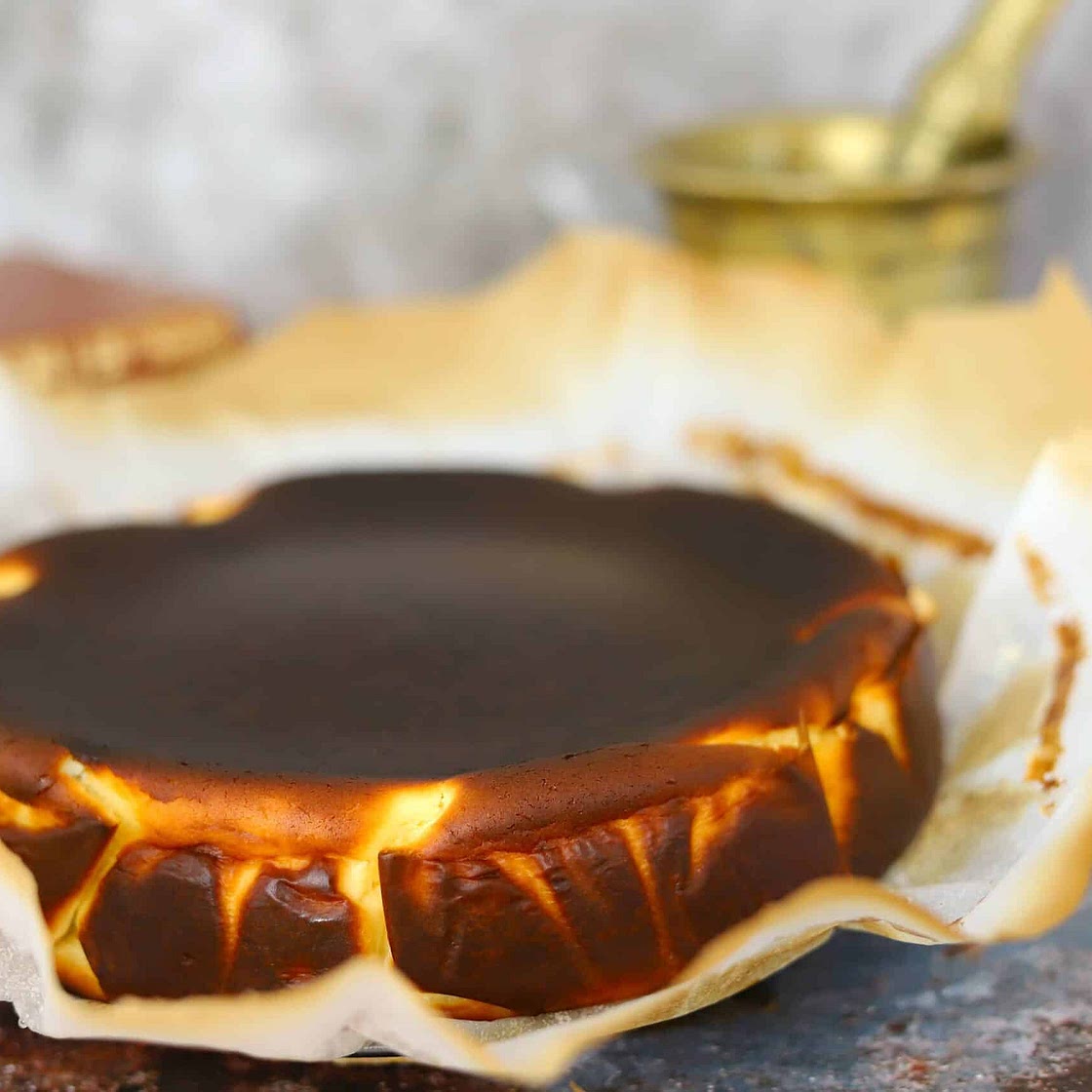 Keto Basque Burnt Cheesecake