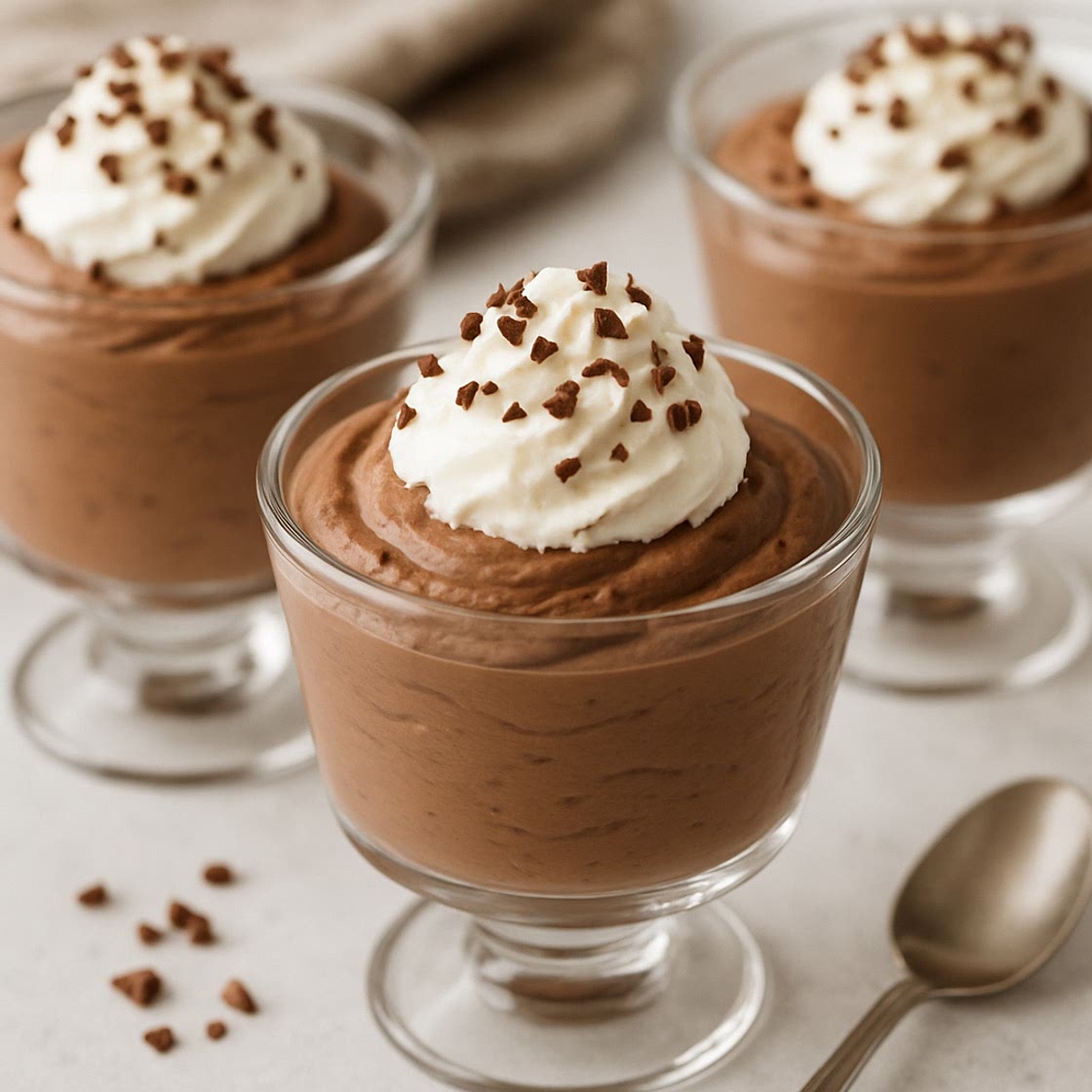 Easy Chocolate Mousse (No Eggs)