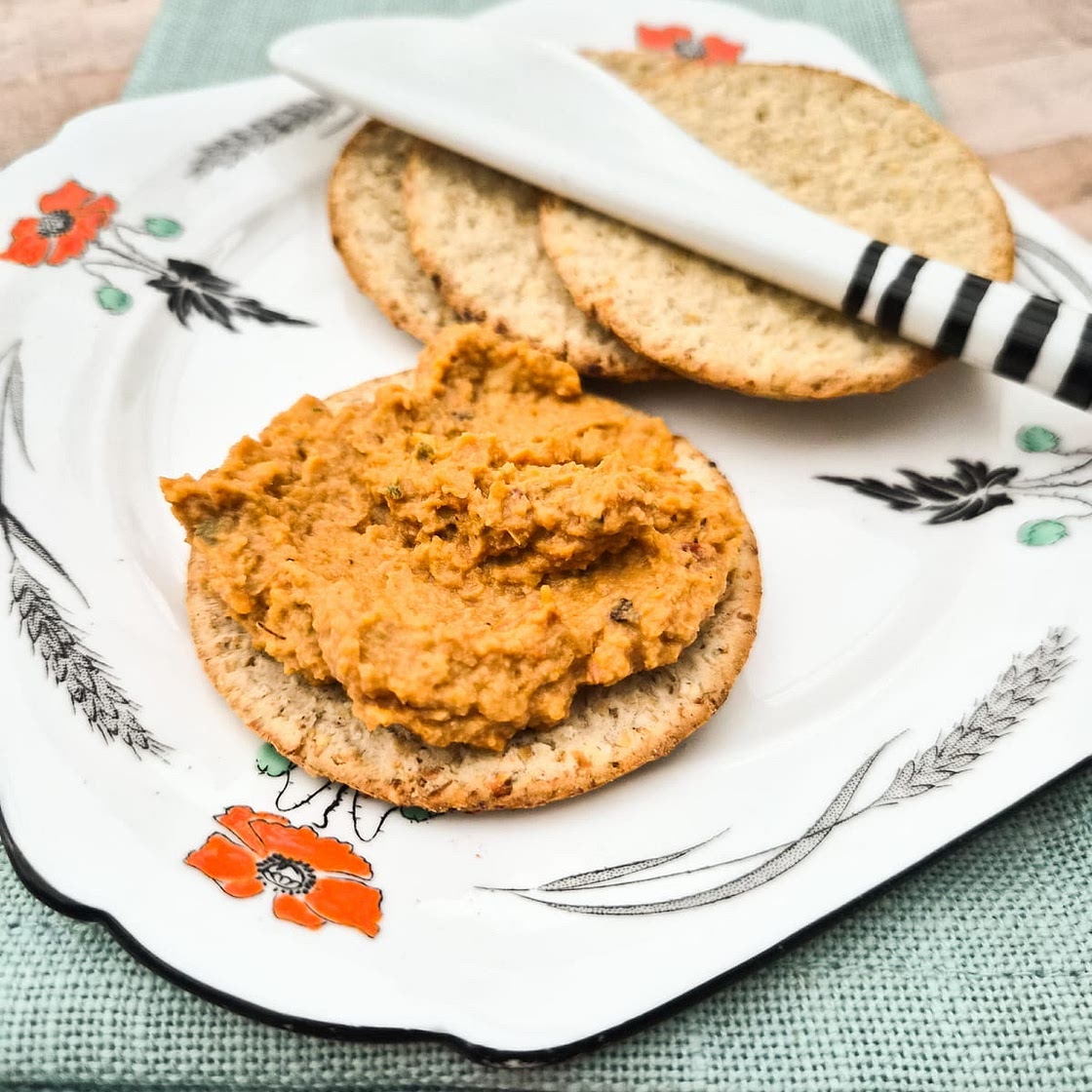 Quick Lentil & Salted Peanuts Pate - Vegan Recipe
