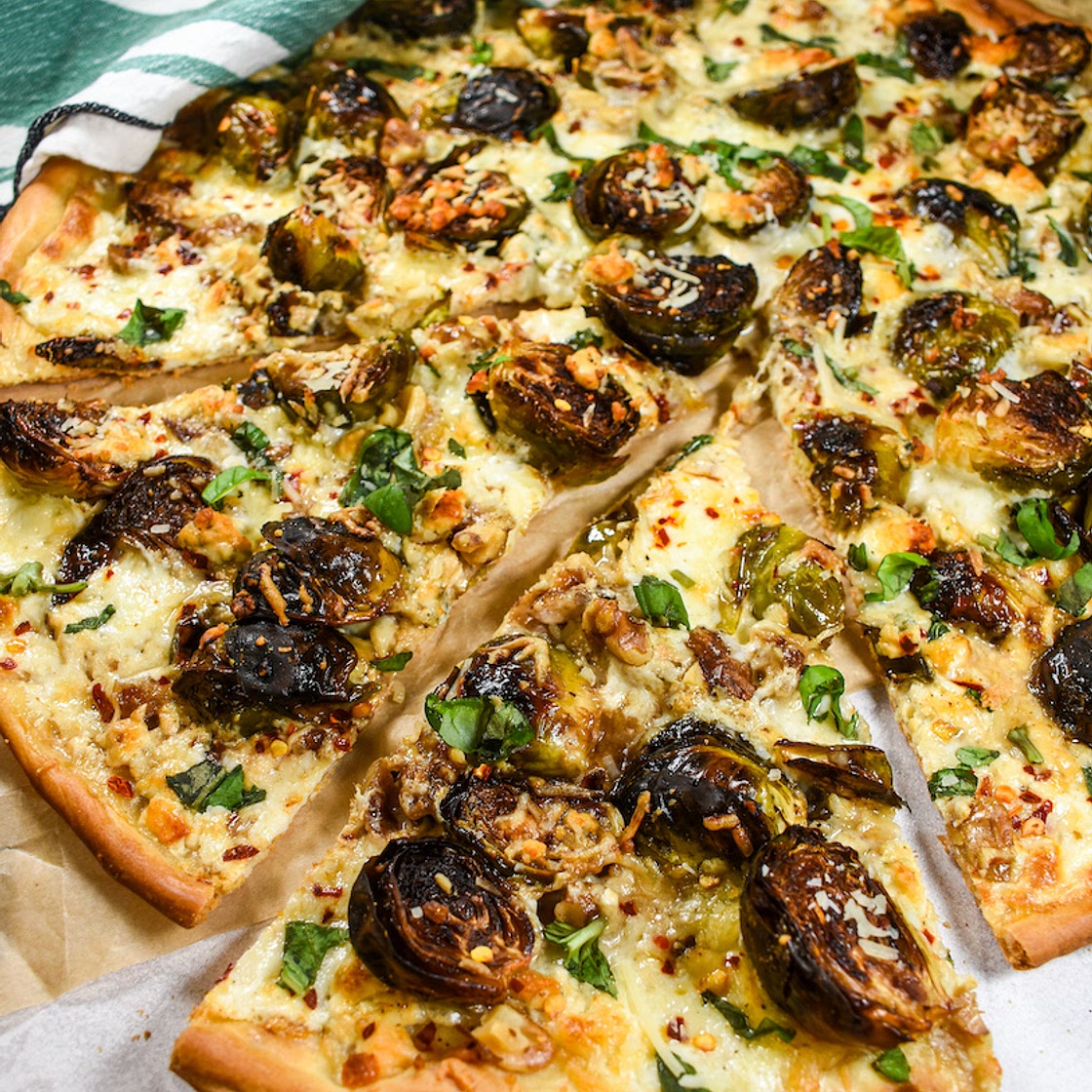 Brussels Sprout Pizza