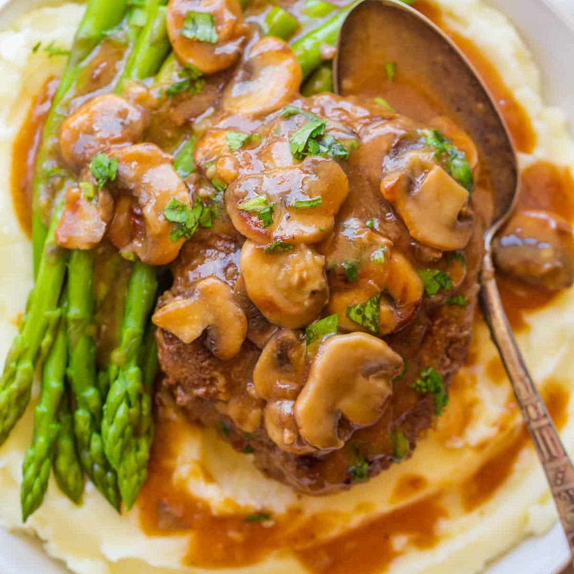 Salisbury Steak with Mushroom Gravy