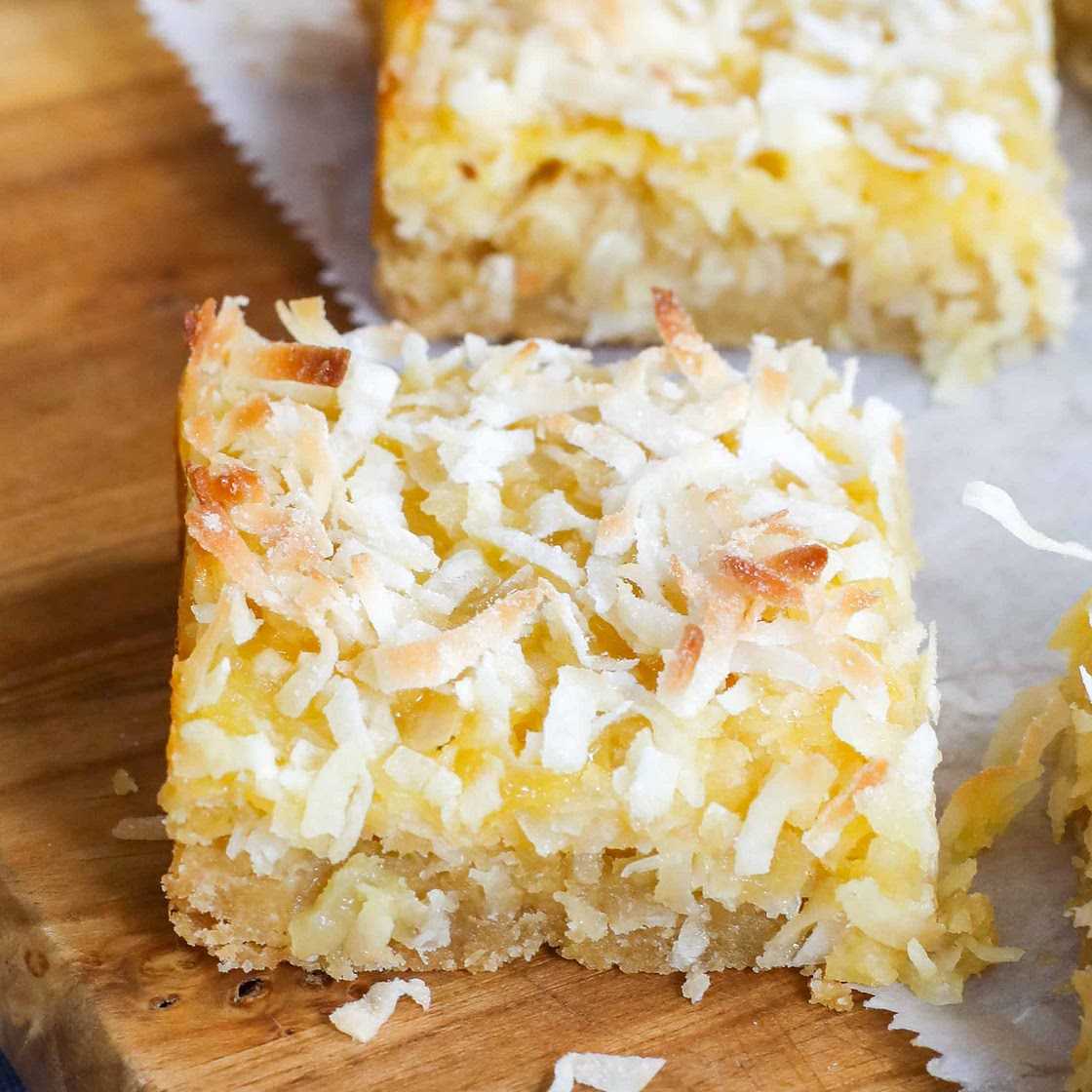 Pineapple Coconut Bars