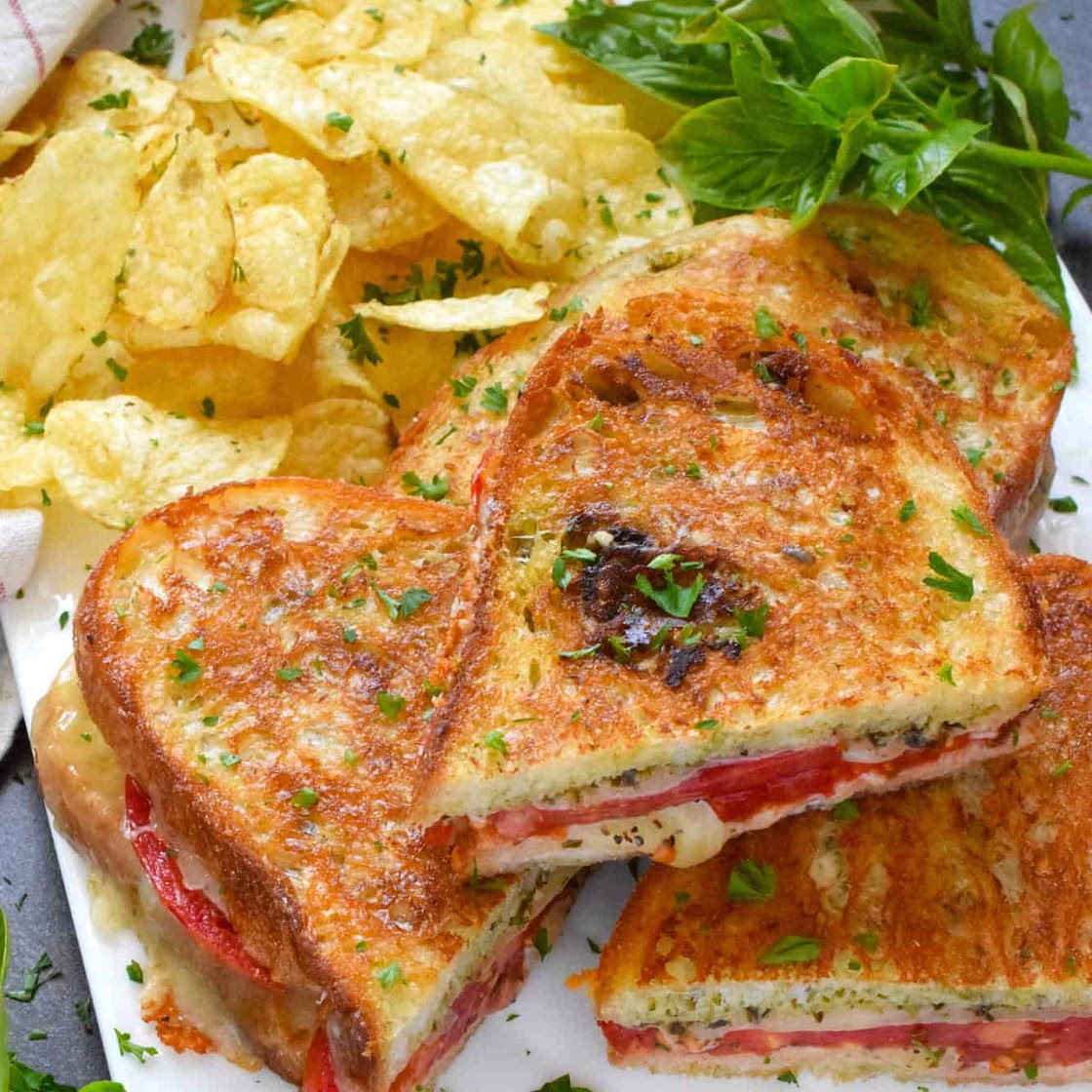Tomato Grilled Cheese Sandwich