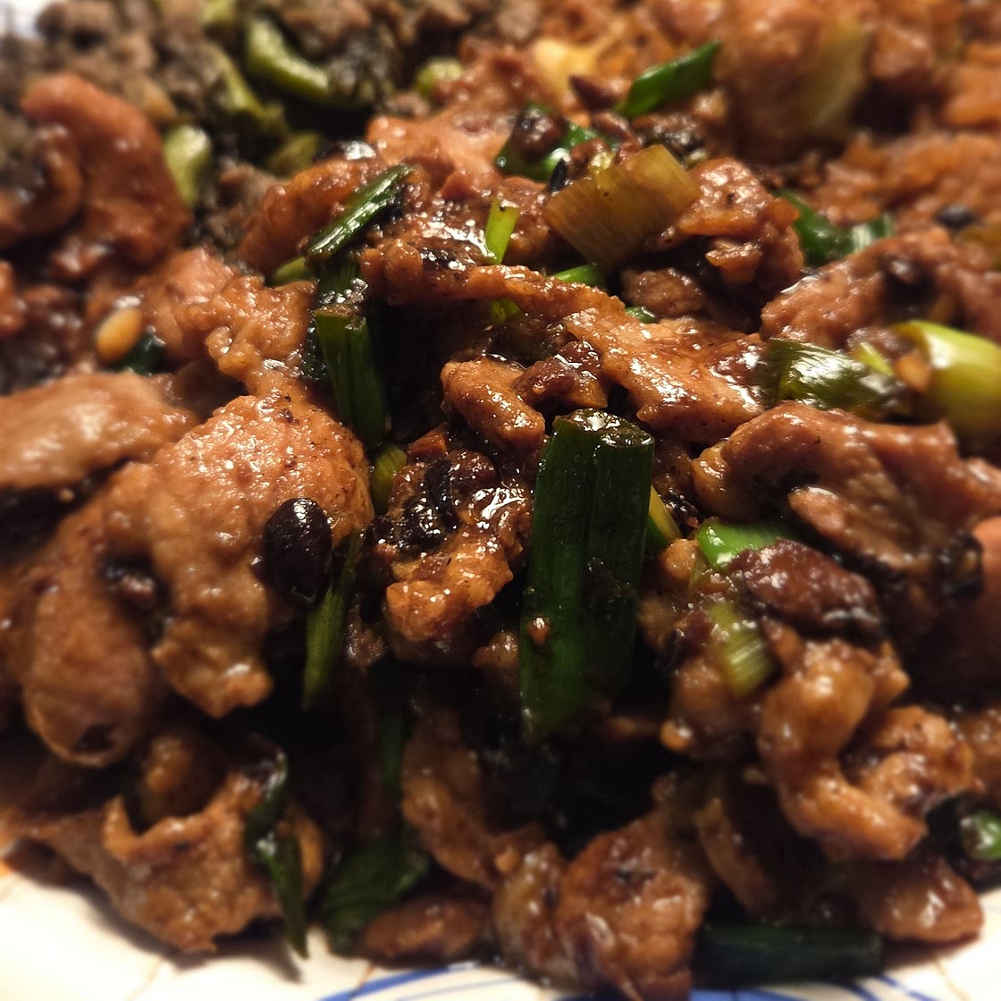 Pork Stir Fry with Black Bean Sauce