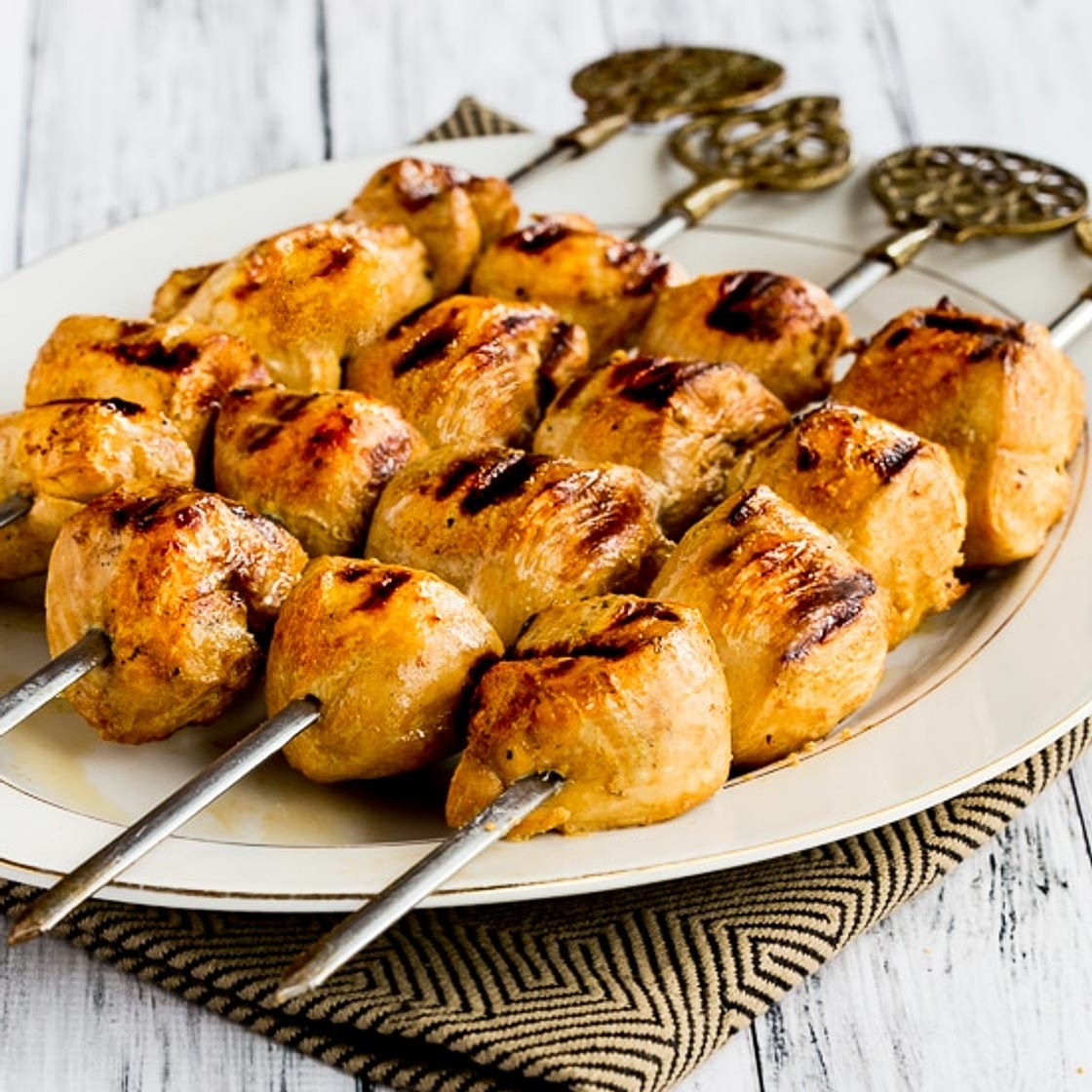 Asian Marinated Chicken Kabobs