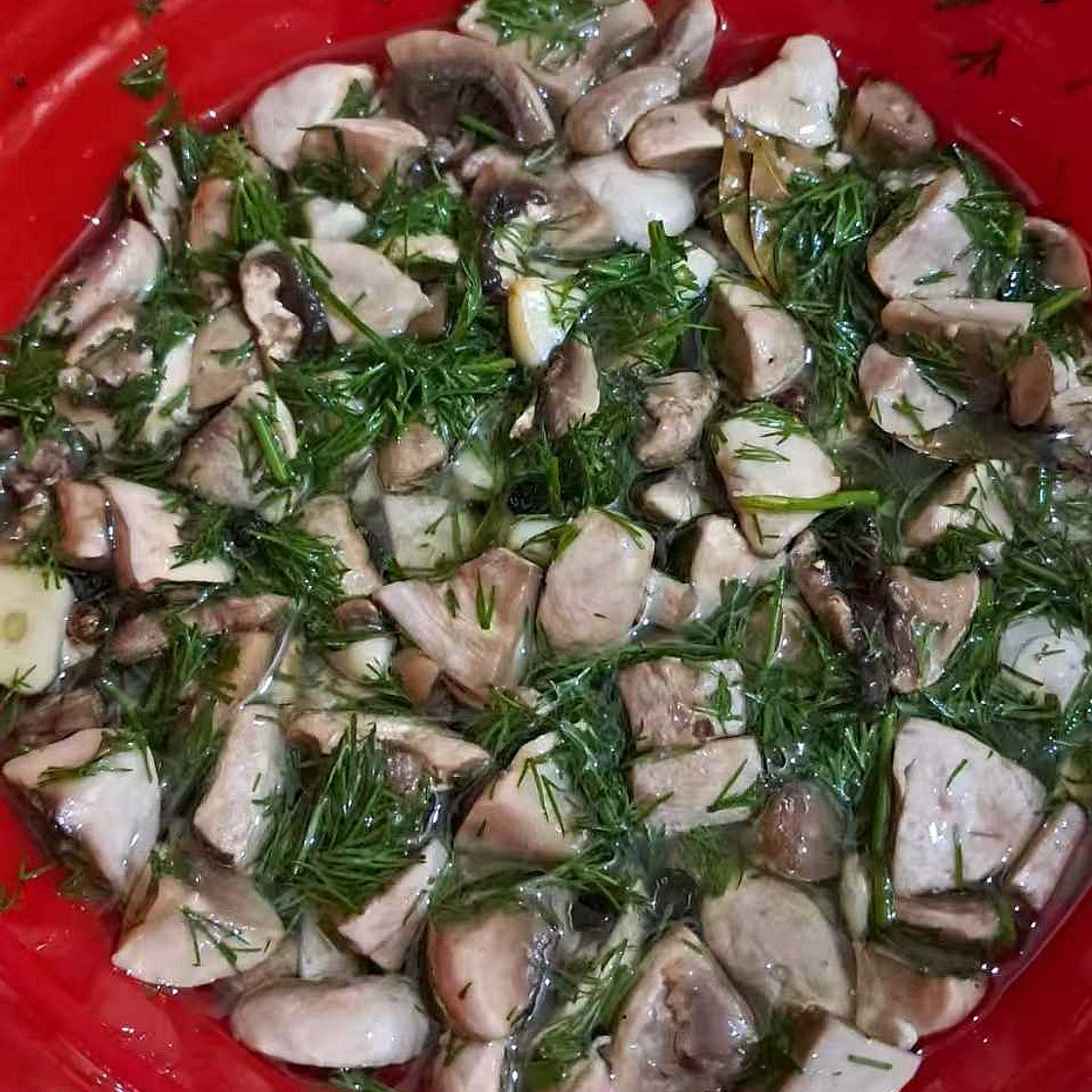 Маринованные шампиньоны