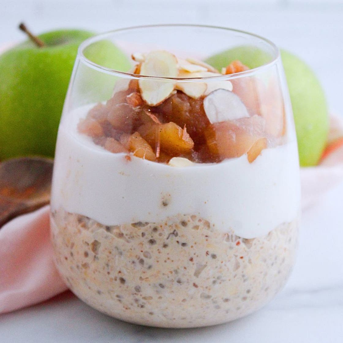 Apple Pie Overnight Oats