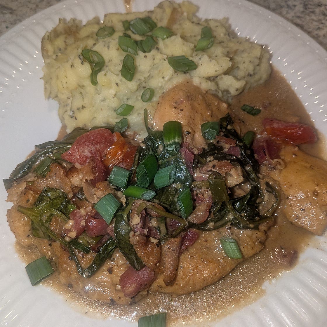 Creamy BLT Chicken {Paleo, Whole30, Keto}