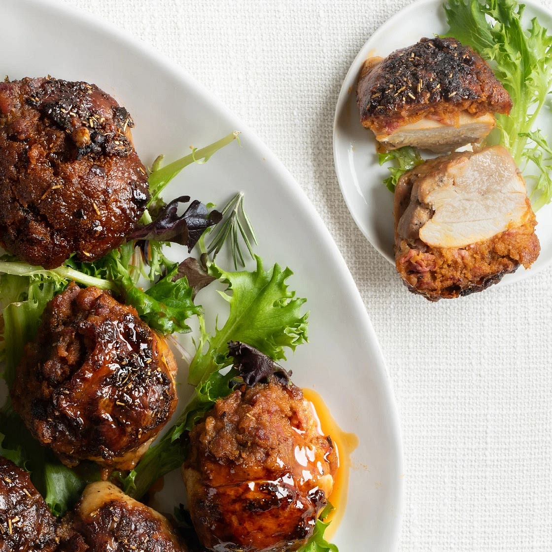 Stuffed Capons (Pastrami and Kishka)