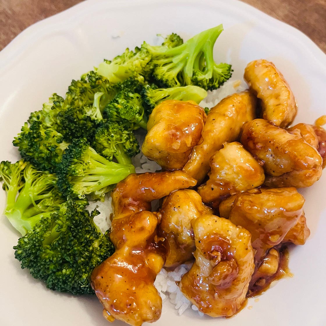 Honey Sesame Chicken and Broccoli