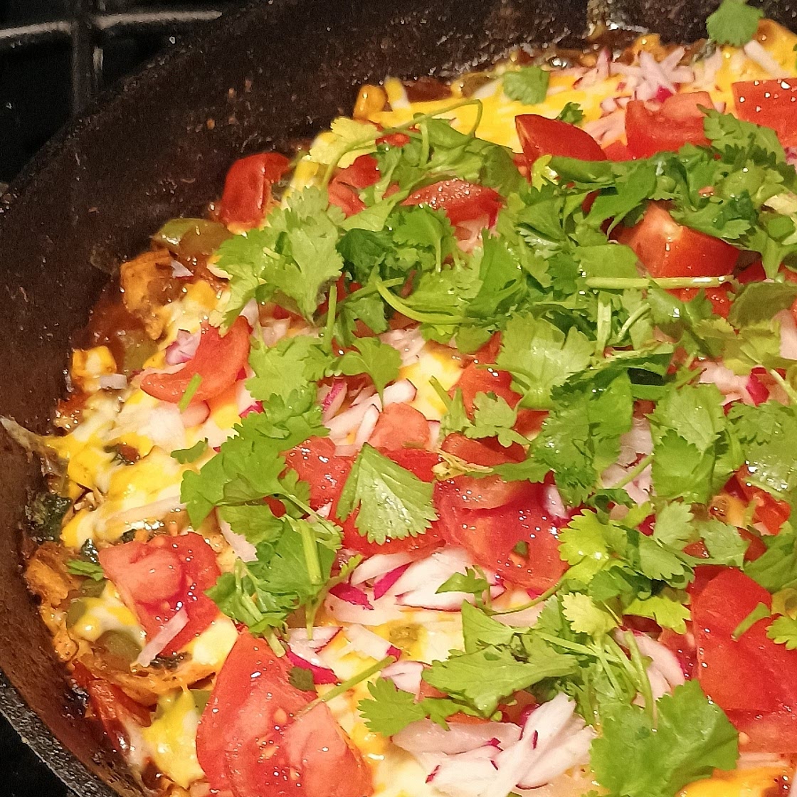 Chicken Enchilada Skillet Casserole