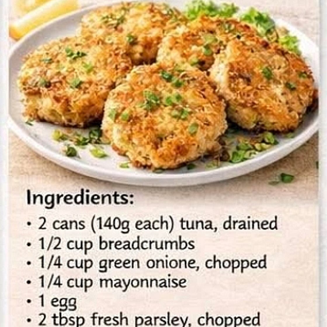 Tuna Patties