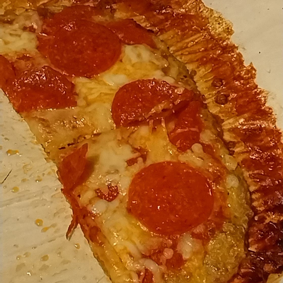 Chicken crust pizza