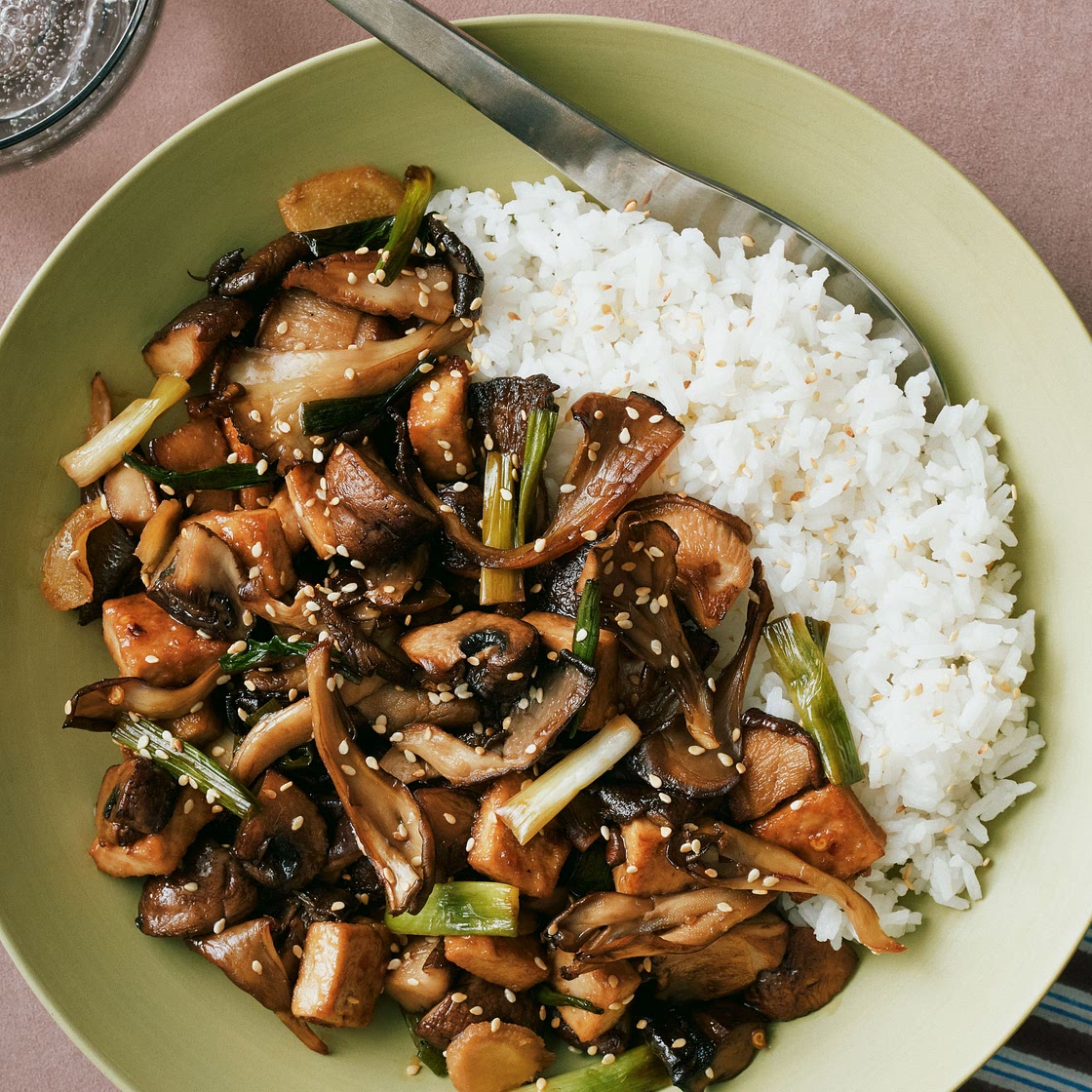 Tofu Stir-Fry With Mushrooms