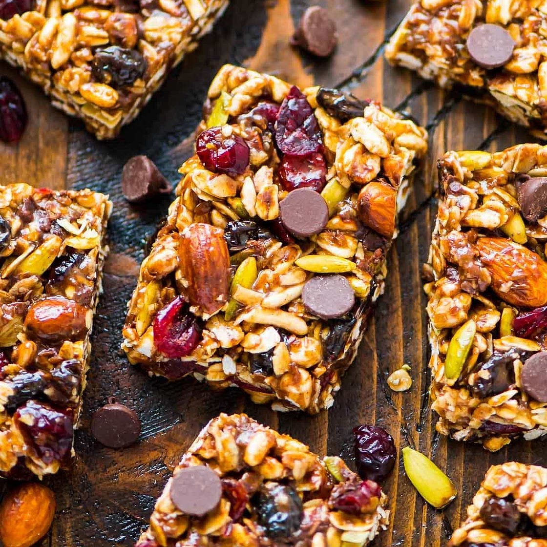 Trail Mix Granola Bars