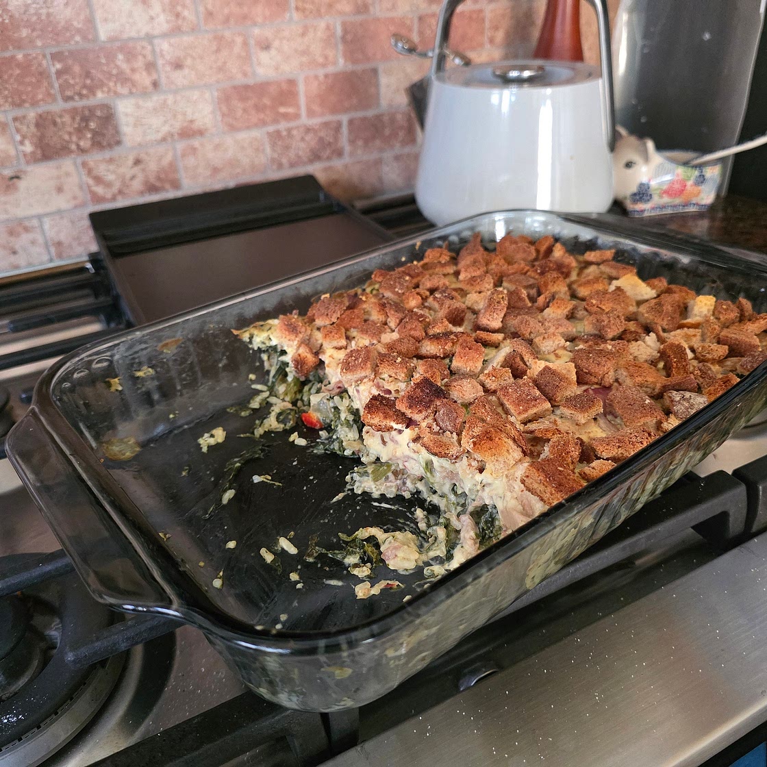Turkey-Spinach Casserole