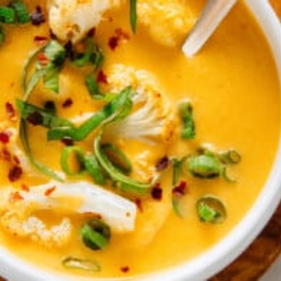 Curried Cauliflower Soup