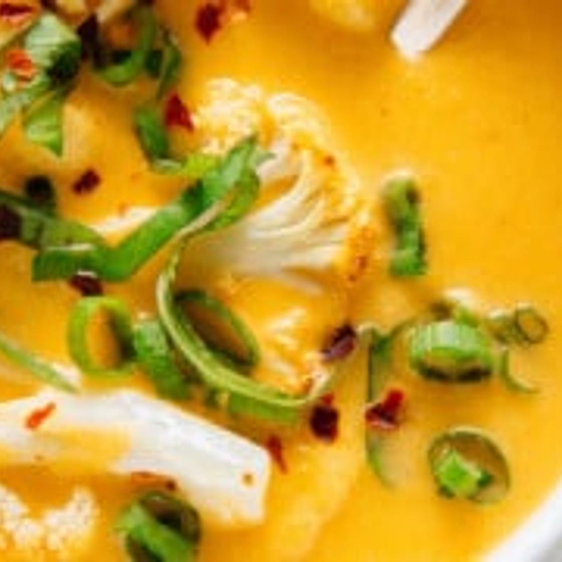 Curried Cauliflower Soup