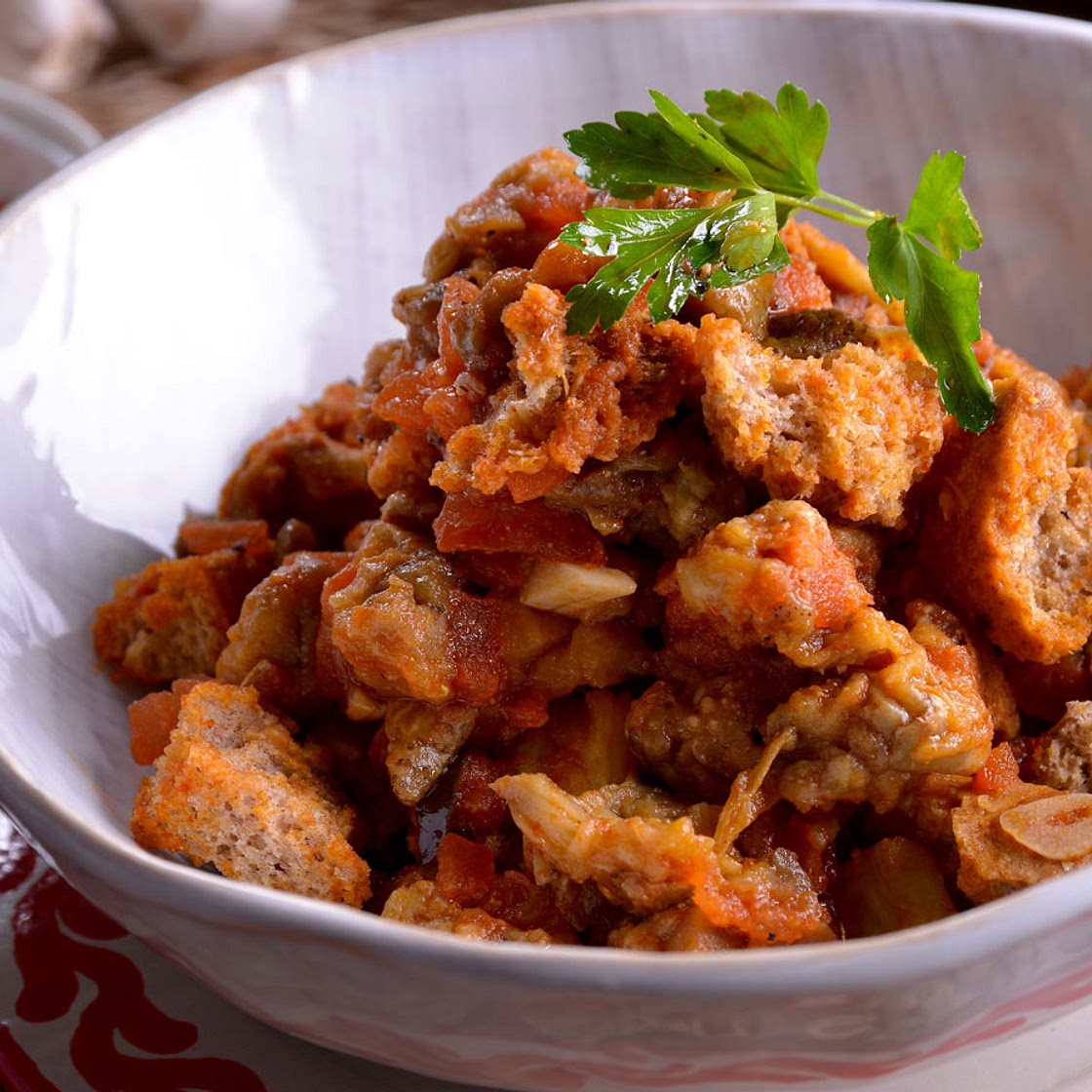 Ensalada de berenjena marroquí (Zaalouk)