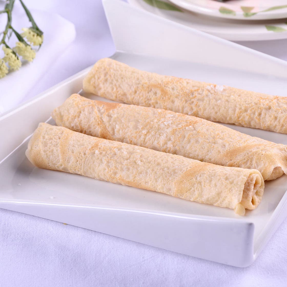 Crepes con crema de caramelo