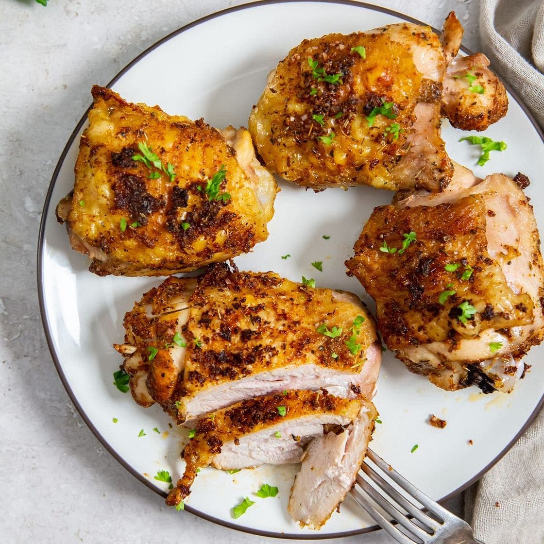 Air Fryer Keto Chicken Thighs