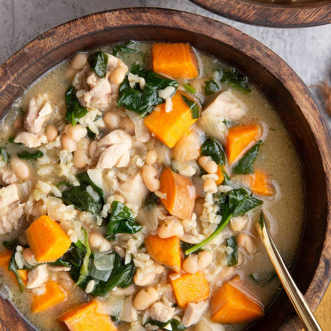 Creamy Chicken and Sweet Potato Soup Recipe