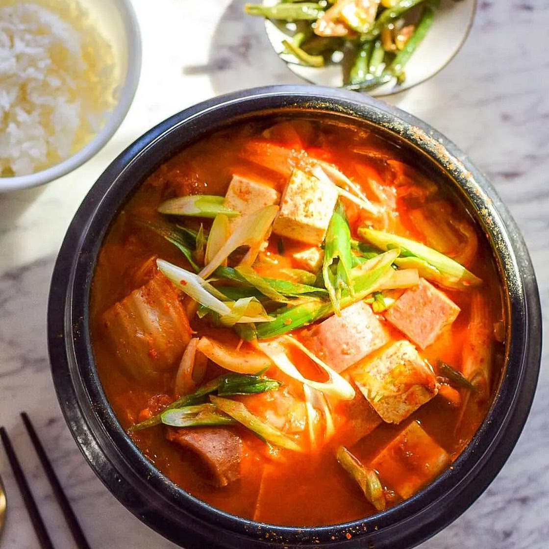 5(6) ingredient Kimchi Jjigae