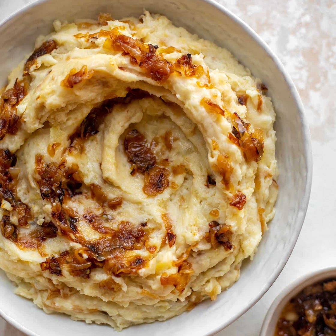 French Onion Mashed Potatoes