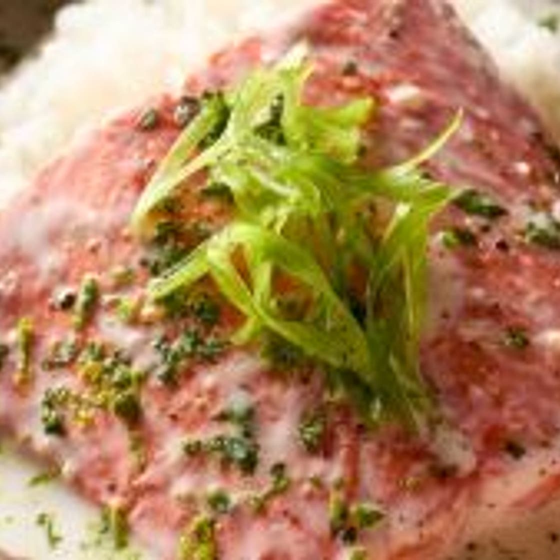 One-Pan Poached Salmon in Coconut-Lime Sauce