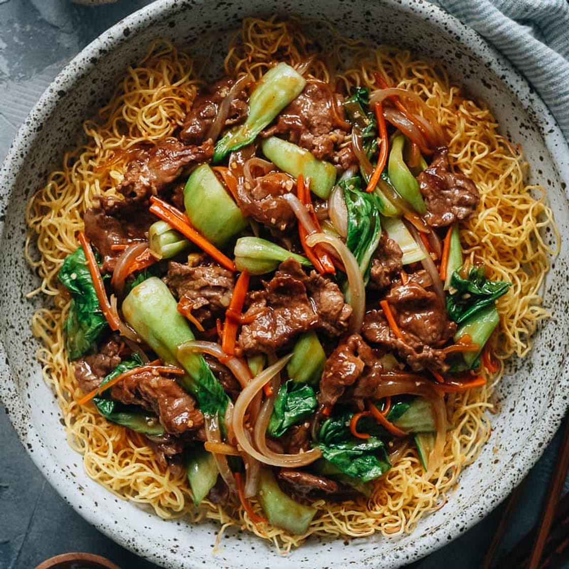 Beef Pan-Fried Noodles