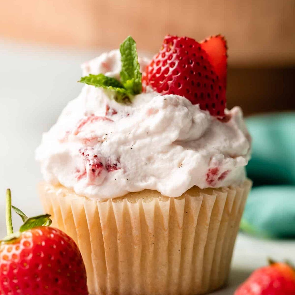 Strawberry Shortcake Cupcakes