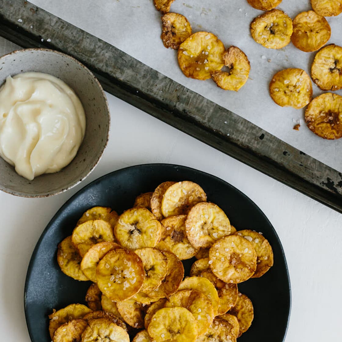 Baked Plantain Chips