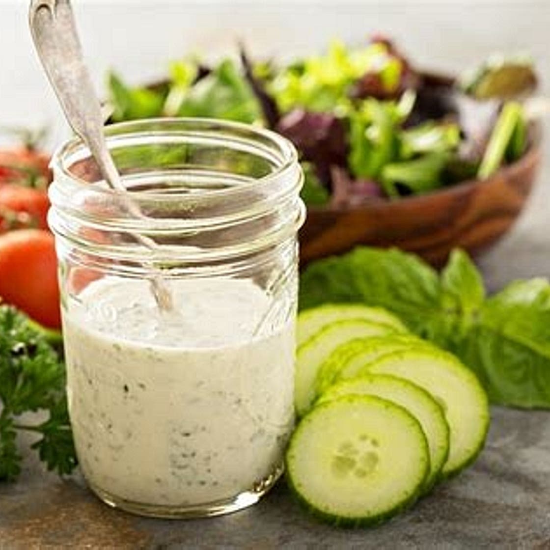 Sauce salade au yaourt